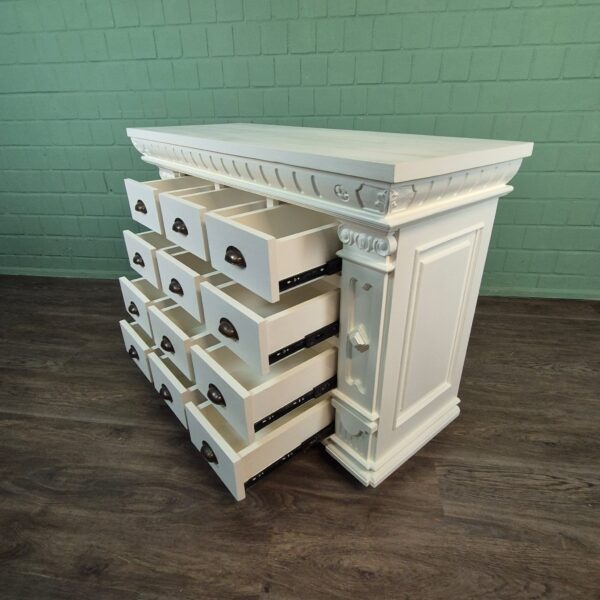 Chest of Drawers Sideboard Anna Teak 1,25 m - Image 9