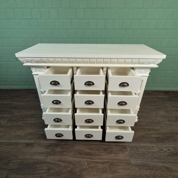 Chest of Drawers Sideboard Anna Teak 1,25 m - Image 8