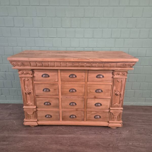 Chest of Drawers Sideboard Anna Teak 1,25 m - Image 2