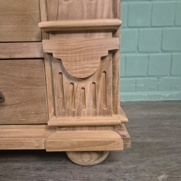 Chest of Drawers Sideboard Anna Teak 1,25 m - Image 7