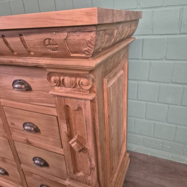 Chest of Drawers Sideboard Anna Teak 1,25 m - Image 6