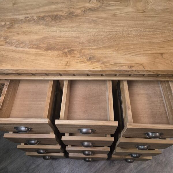 Chest of Drawers Sideboard Anna Teak 1,25 m - Image 12