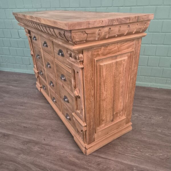 Chest of Drawers Sideboard Anna Teak 1,25 m - Image 5