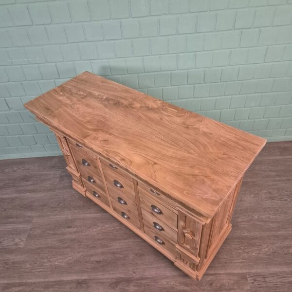 Chest of Drawers Sideboard Anna Teak 1,25 m - Image 4