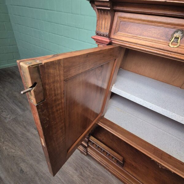 Cabinet Gründerzeit 1890 Walnut - Image 15