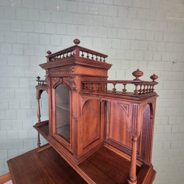 Cabinet Gründerzeit 1890 Walnut - Image 10