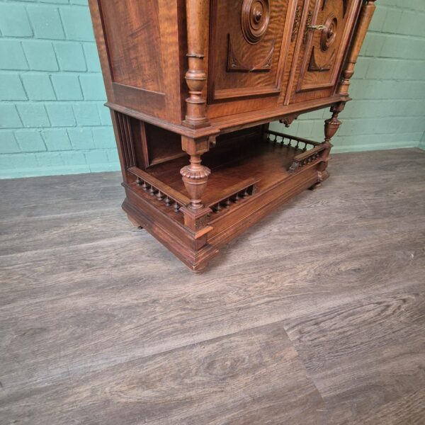 Cabinet Gründerzeit 1890 Walnut - Image 6