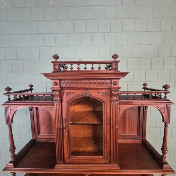 Cabinet Gründerzeit 1890 Walnut - Image 11