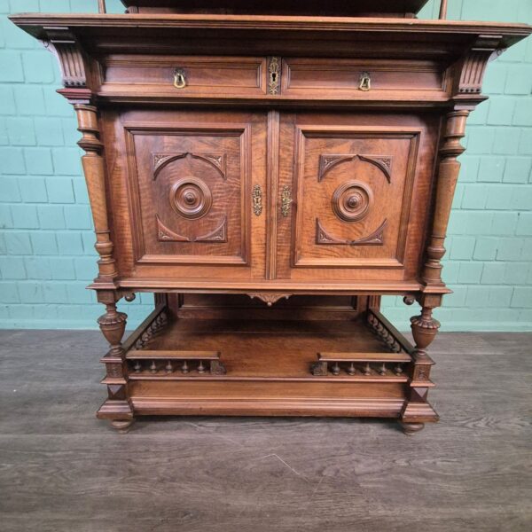 Cabinet Gründerzeit 1890 Walnut - Image 7