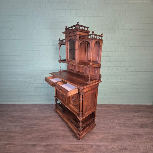 Cabinet Gründerzeit 1890 Walnut - Image 16