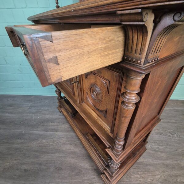 Cabinet Gründerzeit 1890 Walnut - Image 17