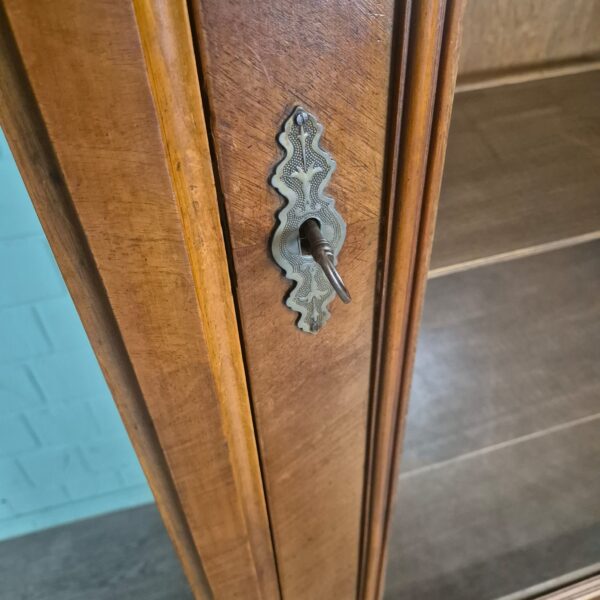 Display Cabinet Jugendstil 1900 Walnut - Image 4