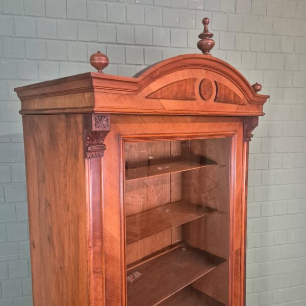 Display Cabinet Jugendstil 1900 Walnut - Image 2