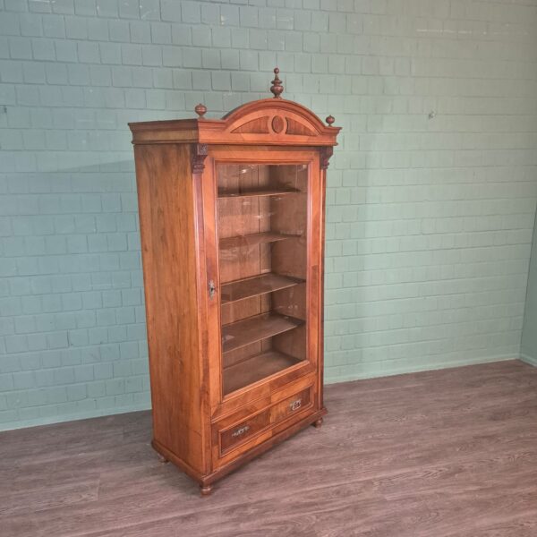 Display Cabinet Jugendstil 1900 Walnut