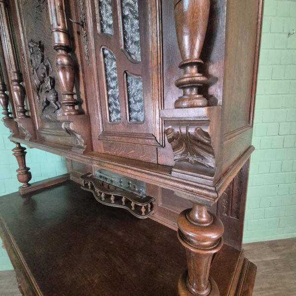 Cabinet Gründerzeit 1880 Oak - Image 11