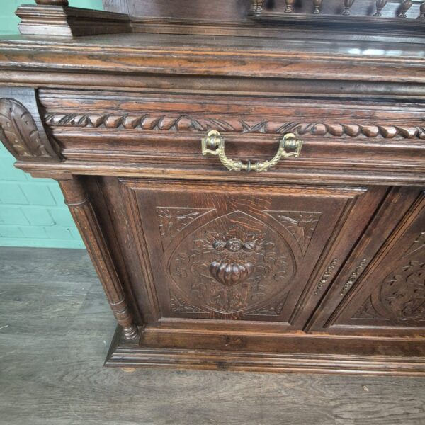 Cabinet Gründerzeit 1880 Oak - Image 7