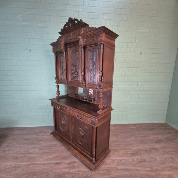 Cabinet Gründerzeit 1880 Oak - Image 4