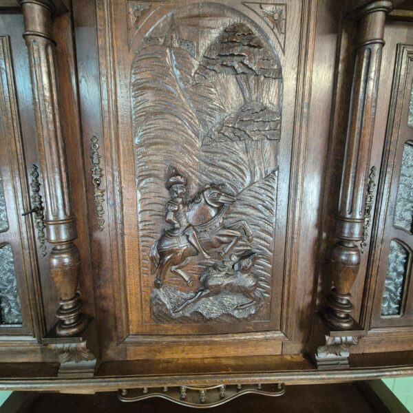 Cabinet Gründerzeit 1880 Oak - Image 17