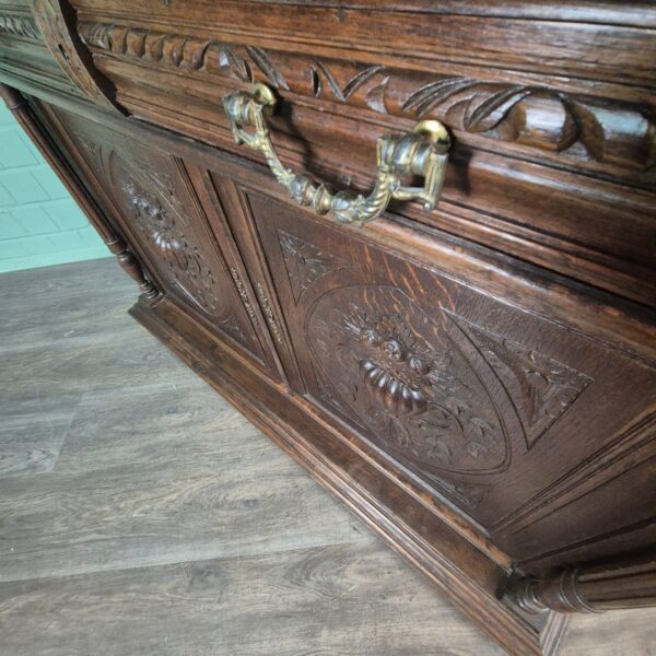 Cabinet Gründerzeit 1880 Oak - Image 8