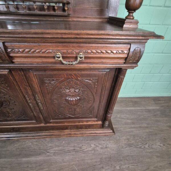 Cabinet Gründerzeit 1880 Oak - Image 9
