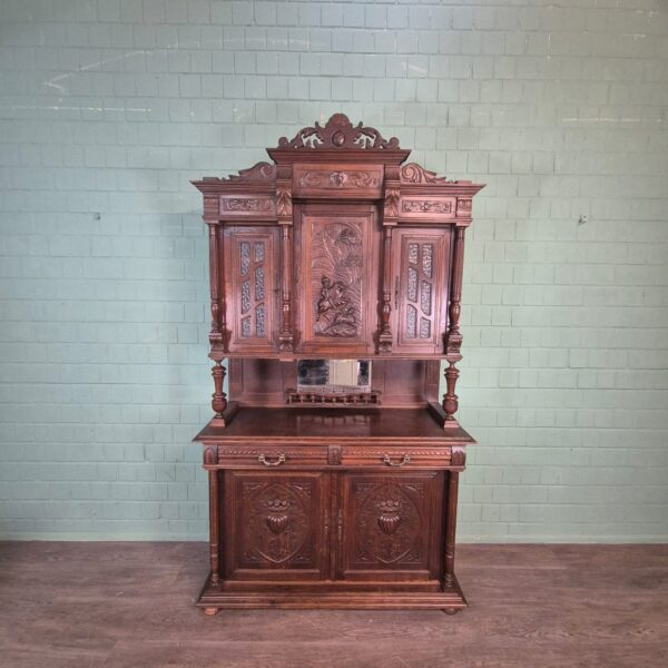 Cabinet Gründerzeit 1880 Oak - Image 2