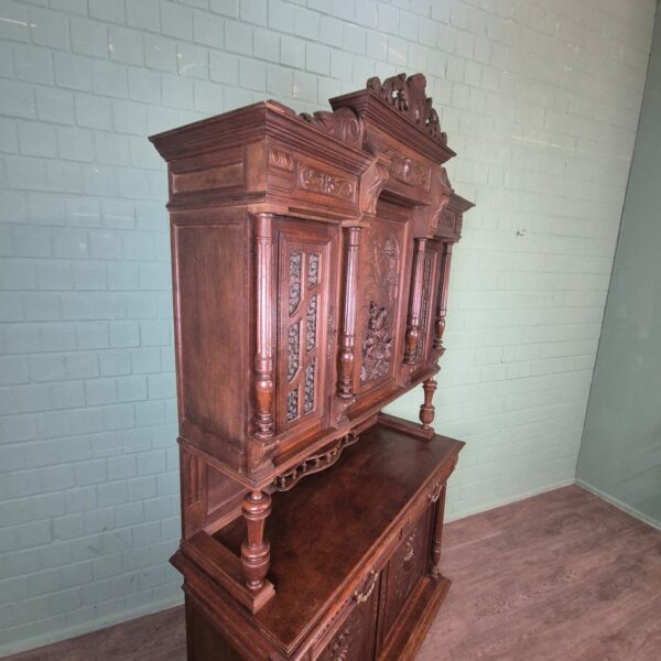 Cabinet Gründerzeit 1880 Oak - Image 5