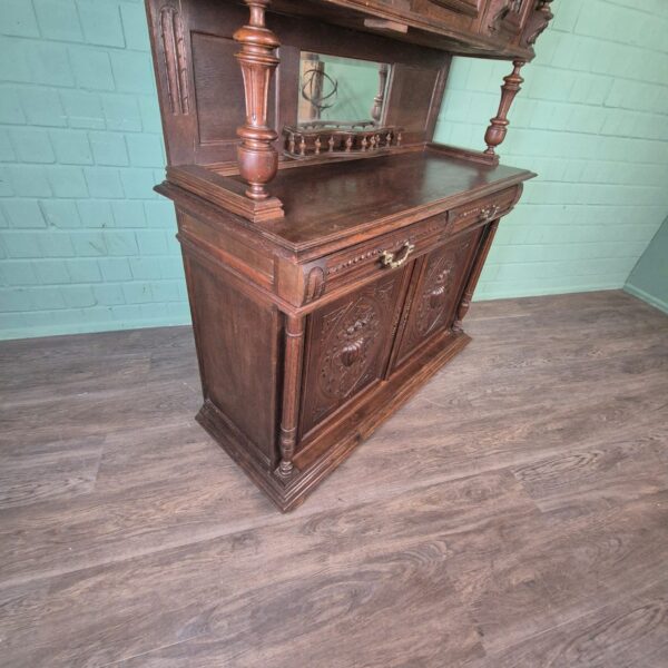 Cabinet Gründerzeit 1880 Oak - Image 6
