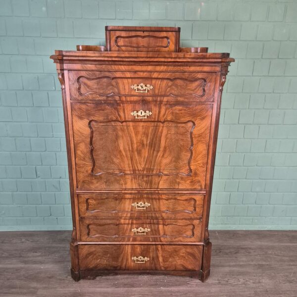 Bureau Louis Philippe 1860 Mahogany - Image 4