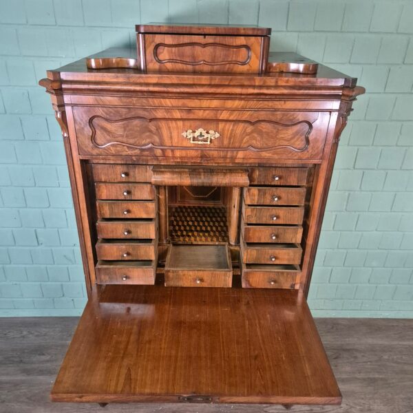 Bureau Louis Philippe 1860 Mahogany - Image 14
