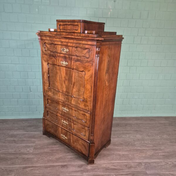 Bureau Louis Philippe 1860 Mahogany - Image 5