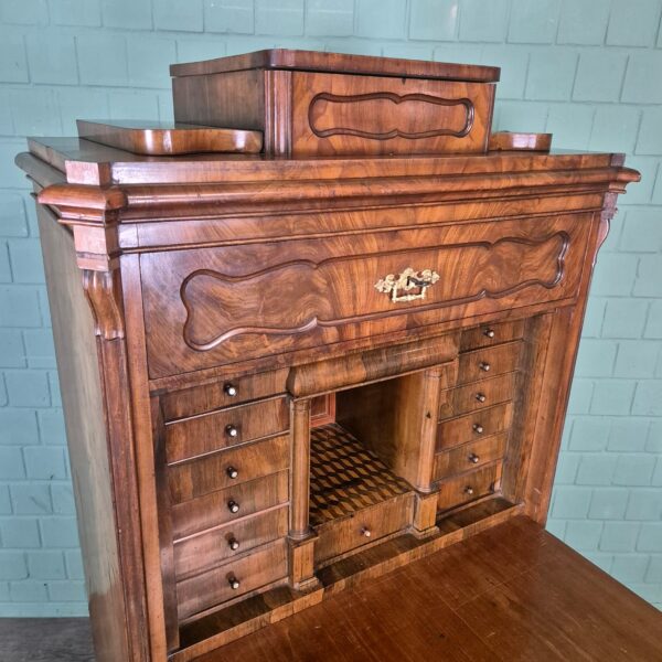 Bureau Louis Philippe 1860 Mahogany - Image 9