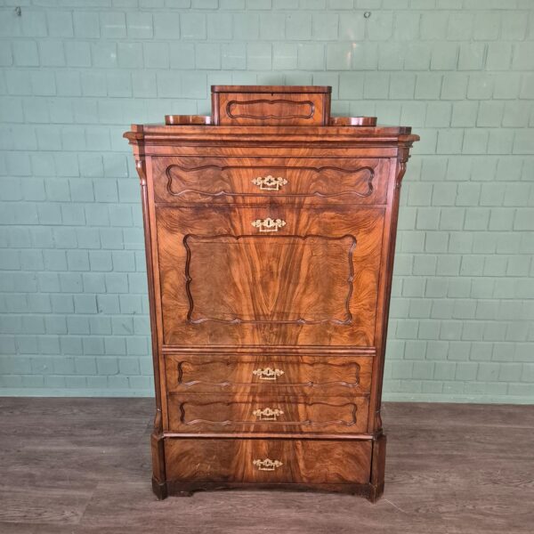 Bureau Louis Philippe 1860 Mahogany - Image 3