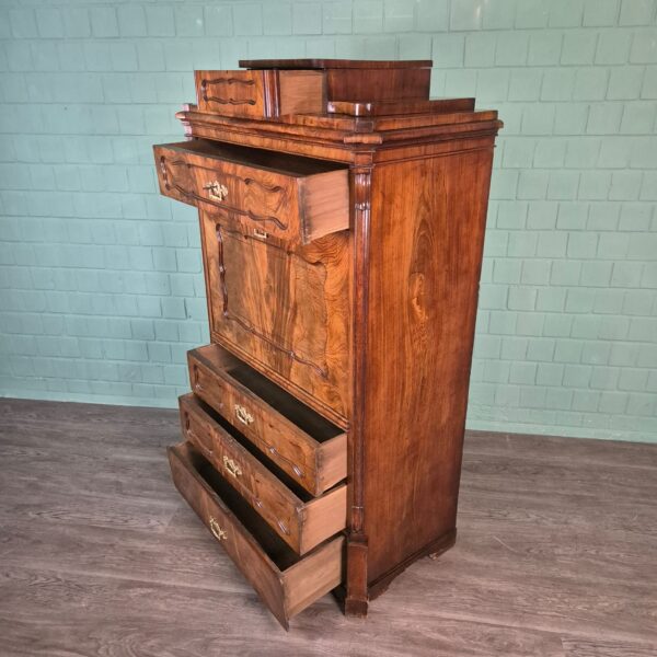 Bureau Louis Philippe 1860 Mahogany - Image 17