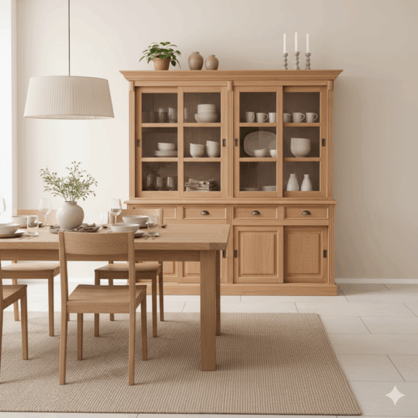 Bookcase Teak 2,20 m - Image 2