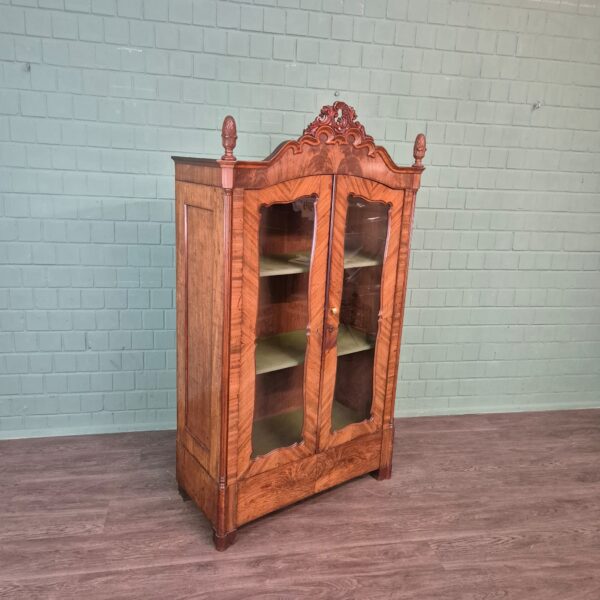 Display Case Louis Philippe 1860 Mahogany