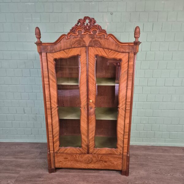 Display Case Louis Philippe 1860 Mahogany - Image 2