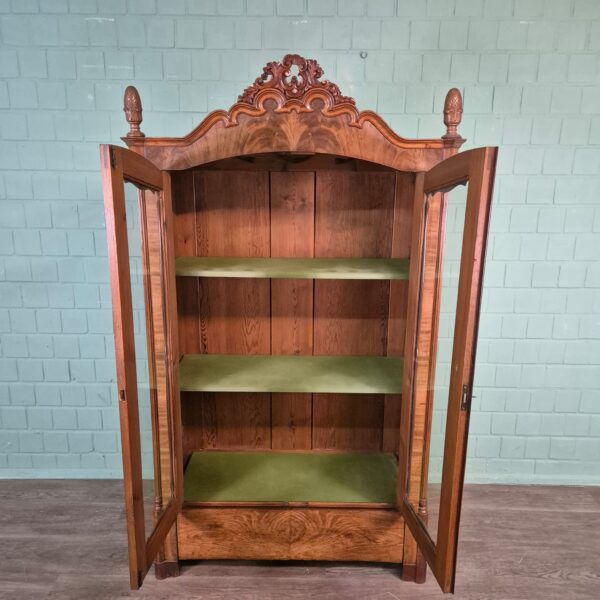 Display Case Louis Philippe 1860 Mahogany - Image 8