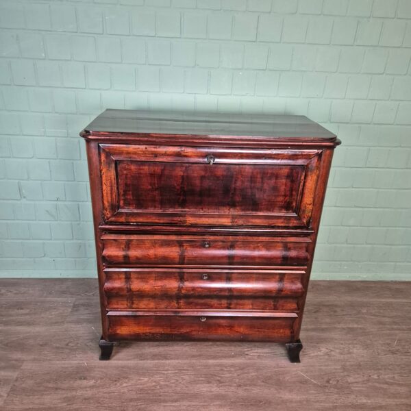 Bureau Biedermeier 1850 Mahogany - Image 2