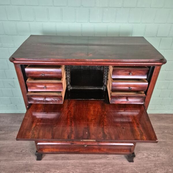 Bureau Biedermeier 1850 Mahogany - Image 4