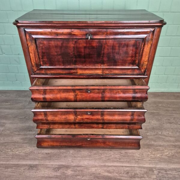 Bureau Biedermeier 1850 Mahogany - Image 8