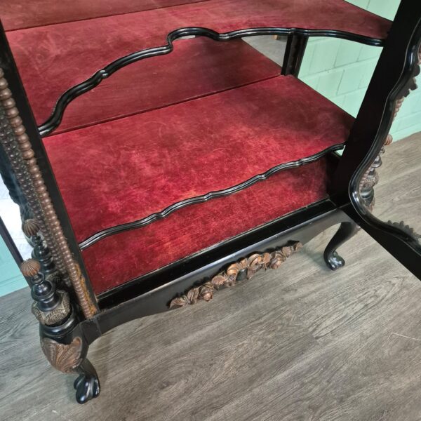 Display Case Biedermeier 1850 Veneer - Image 20