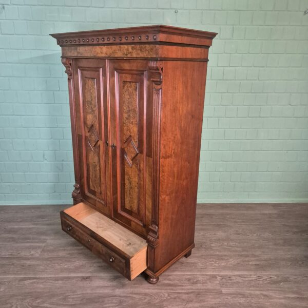 Wardrobe Gründerzeit 1880 Walnut - Image 10