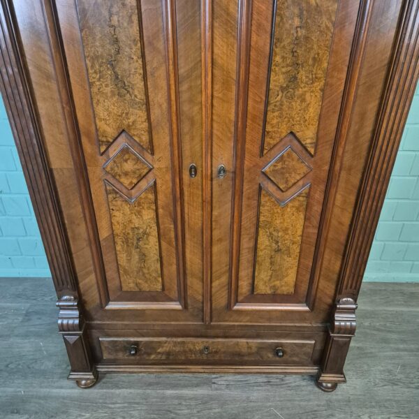 Wardrobe Gründerzeit 1880 Walnut - Image 6