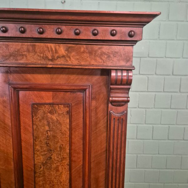 Wardrobe Gründerzeit 1880 Walnut - Image 8