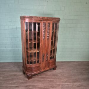 Display Cabinet Art-Deco 1920 Oak