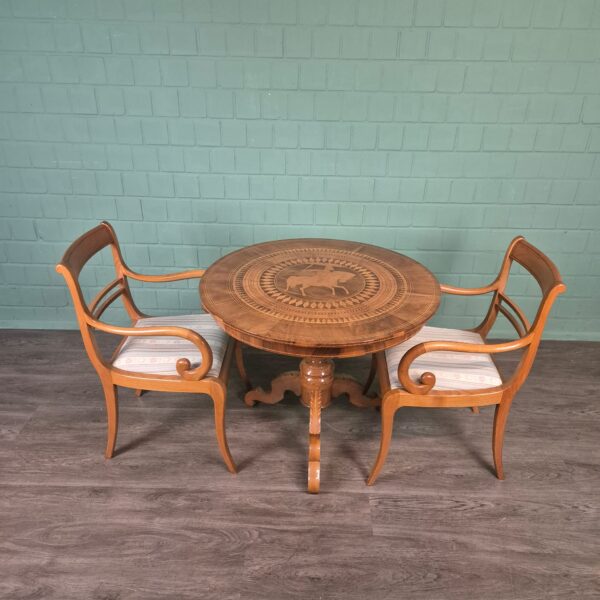 Set Chairs Biedermeier-style Cherry Wood - Image 2