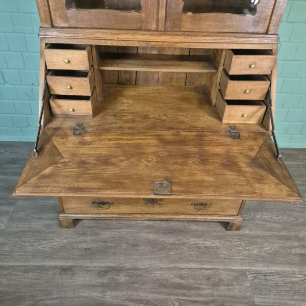 Secretary Biedermeier 1880 Oak - Image 18