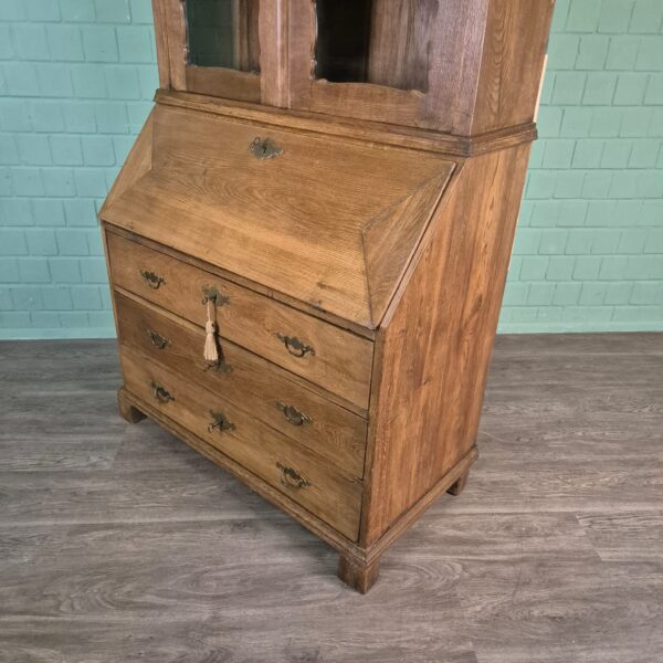 Secretary Biedermeier 1880 Oak - Image 13
