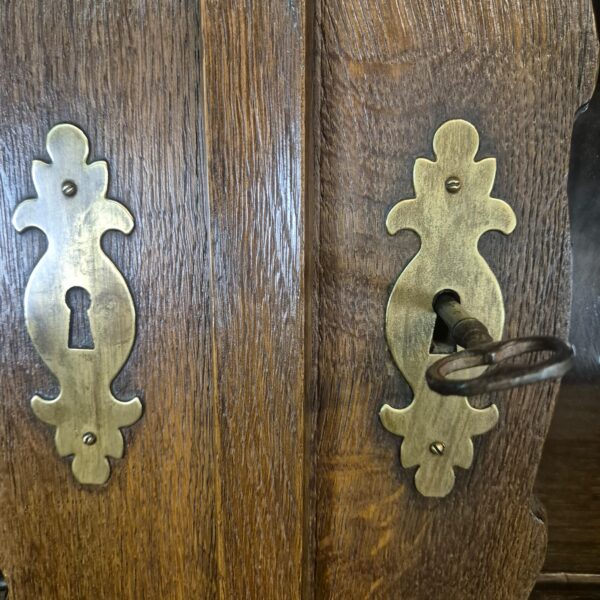Secretary Biedermeier 1880 Oak - Image 14