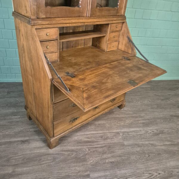 Secretary Biedermeier 1880 Oak - Image 7